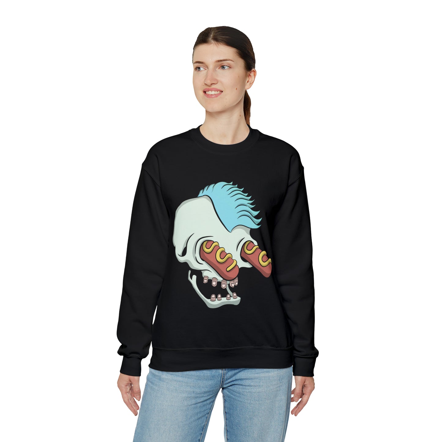 "Hotdog Eyez" Unisex Heavy Blend™ Crewneck Sweatshirt