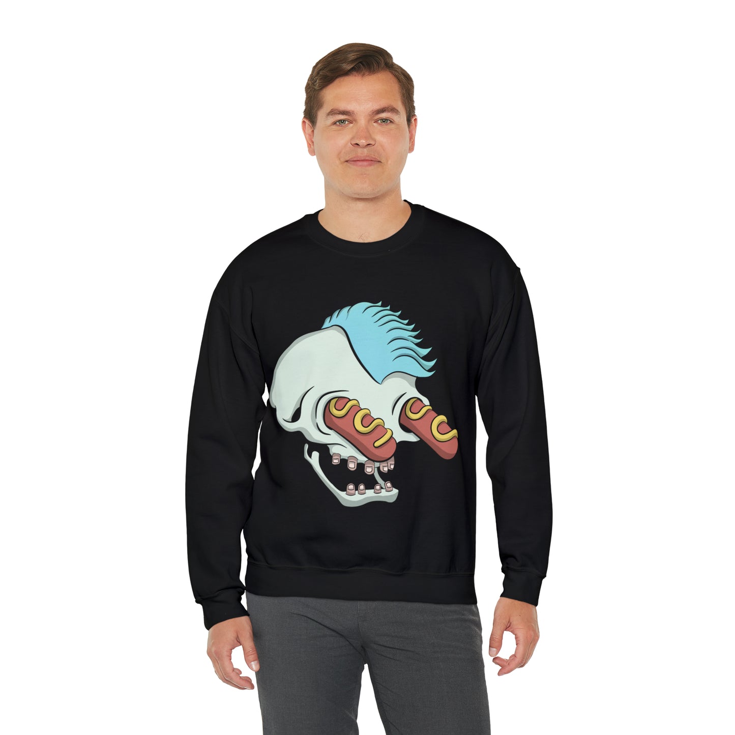 "Hotdog Eyez" Unisex Heavy Blend™ Crewneck Sweatshirt