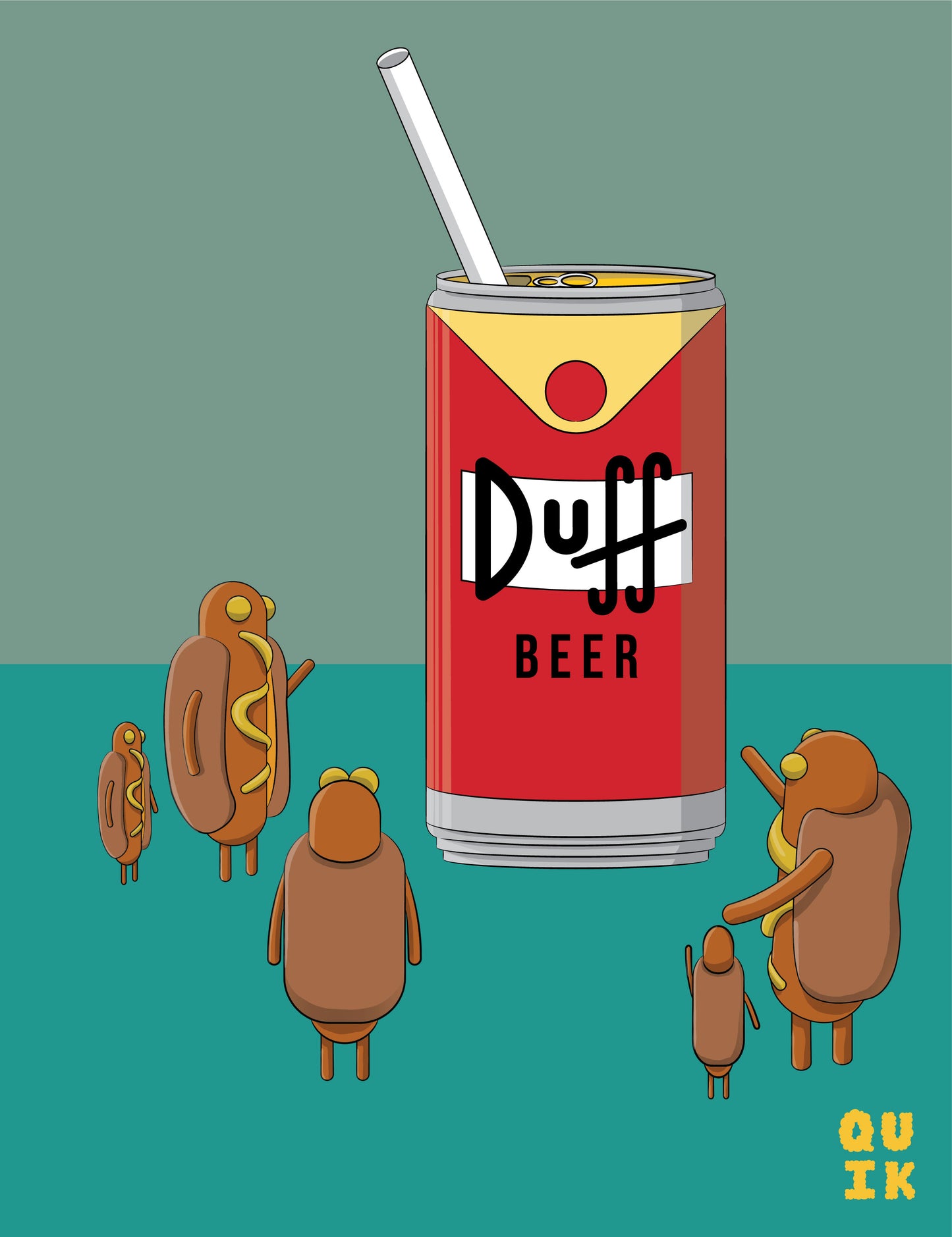 "Duff" Art Print