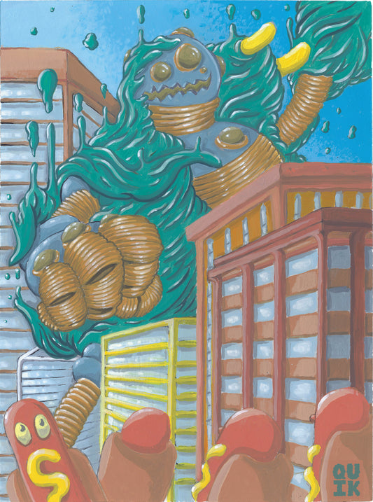 "Hotdog City" Art Print