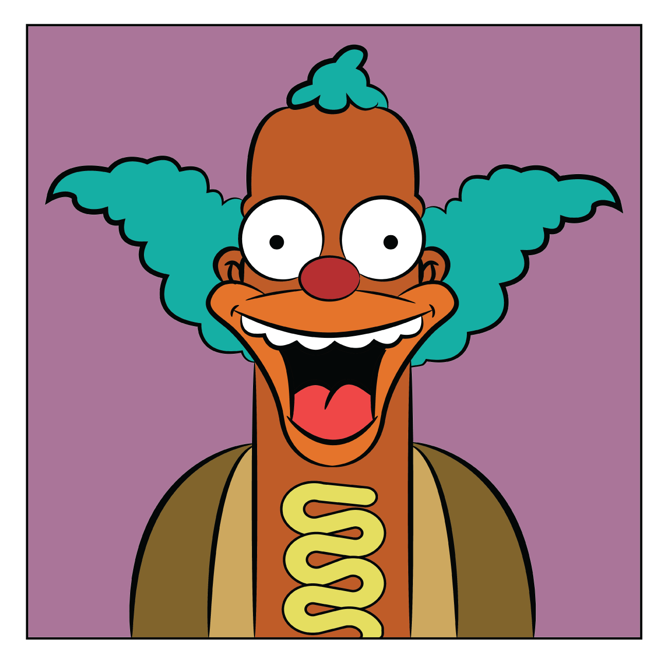 "Krusty Dog" Sticker