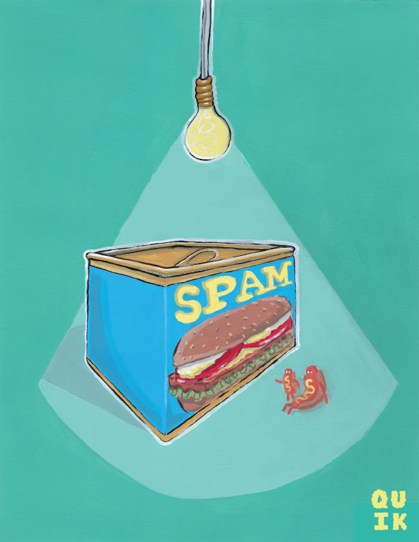 "Spam" Art Print