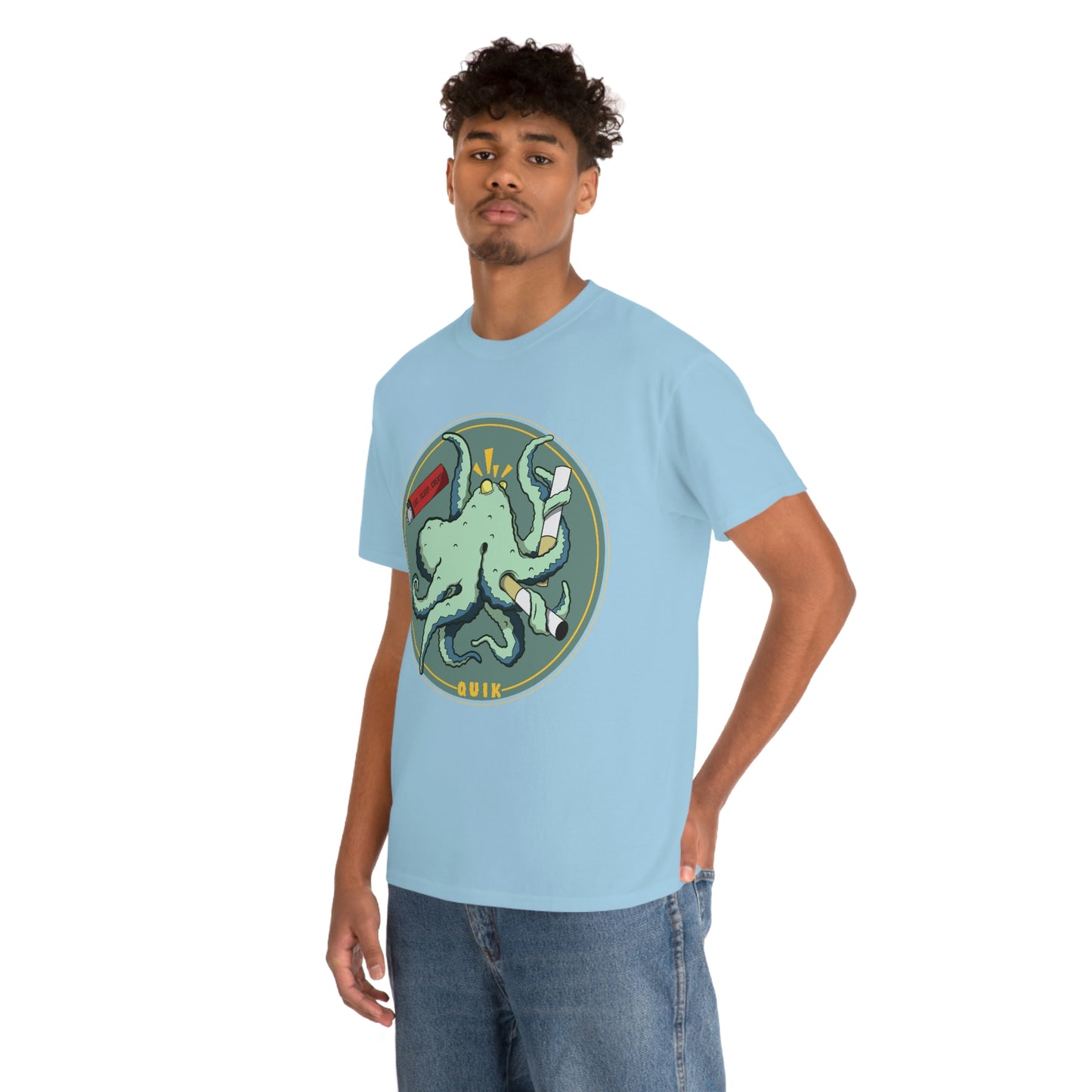 "Octo-Smoker" Unisex Heavy Cotton Tee