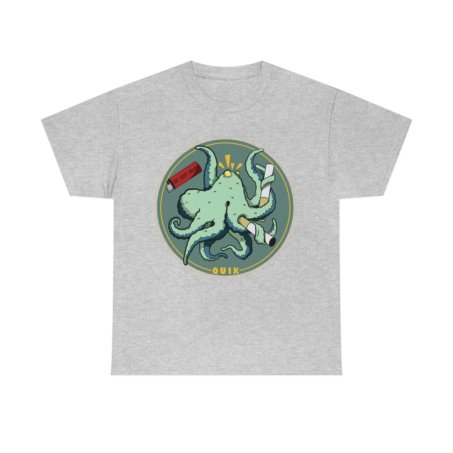 "Octo-Smoker" Unisex Heavy Cotton Tee