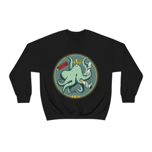 "Octo-Smoker" Unisex Heavy Blend™ Crewneck Sweatshirt