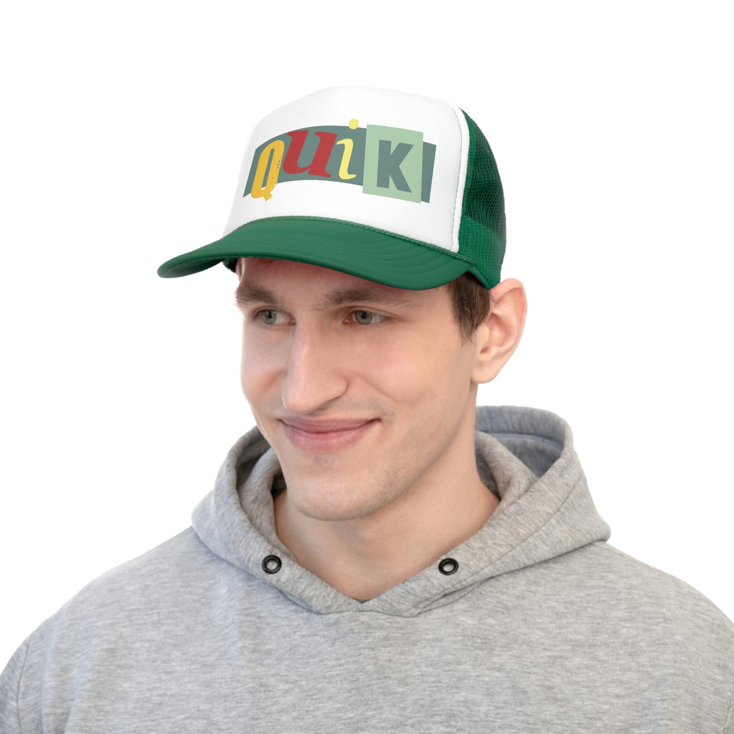 PR QUIK Logo Trucker Cap