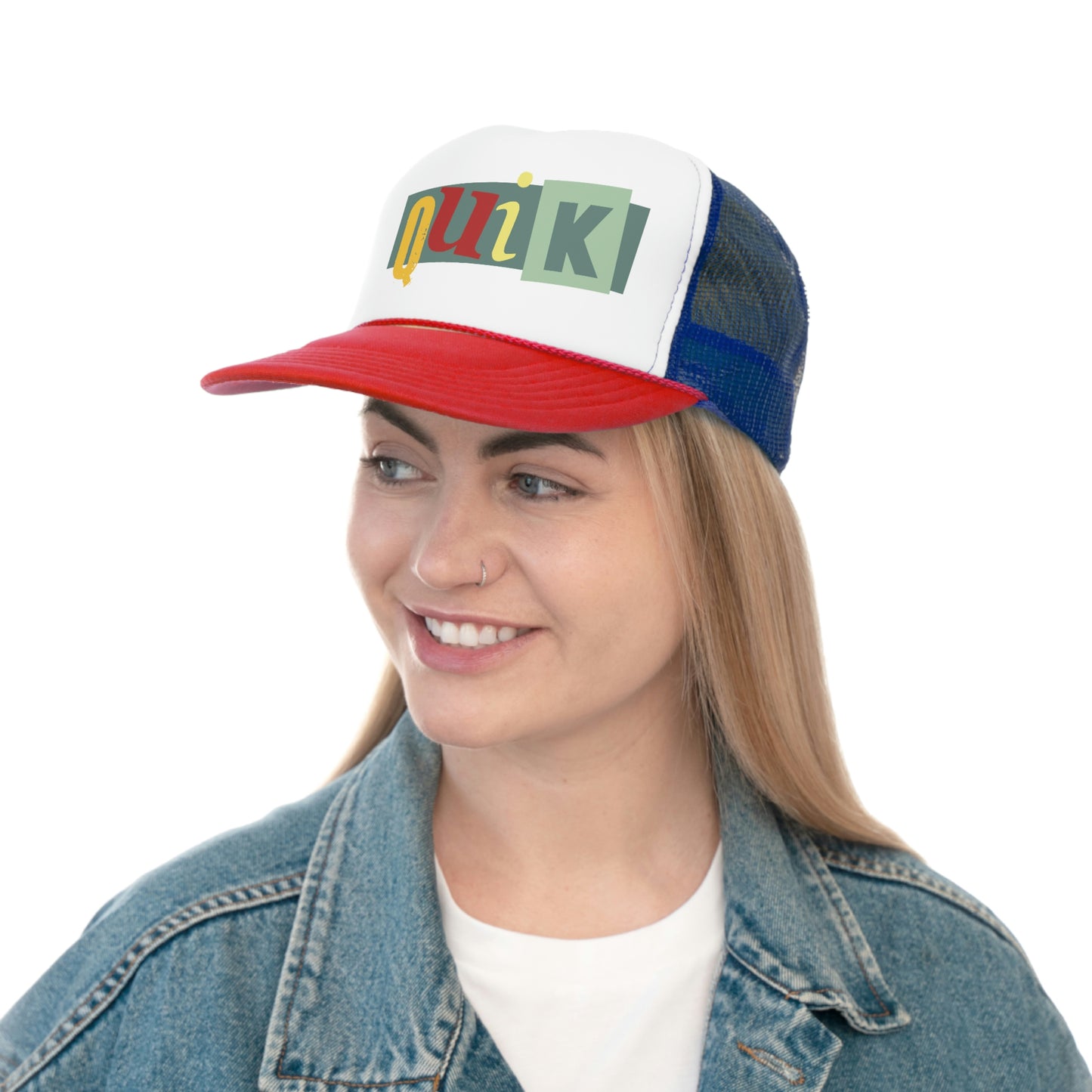 PR QUIK Logo Trucker Cap