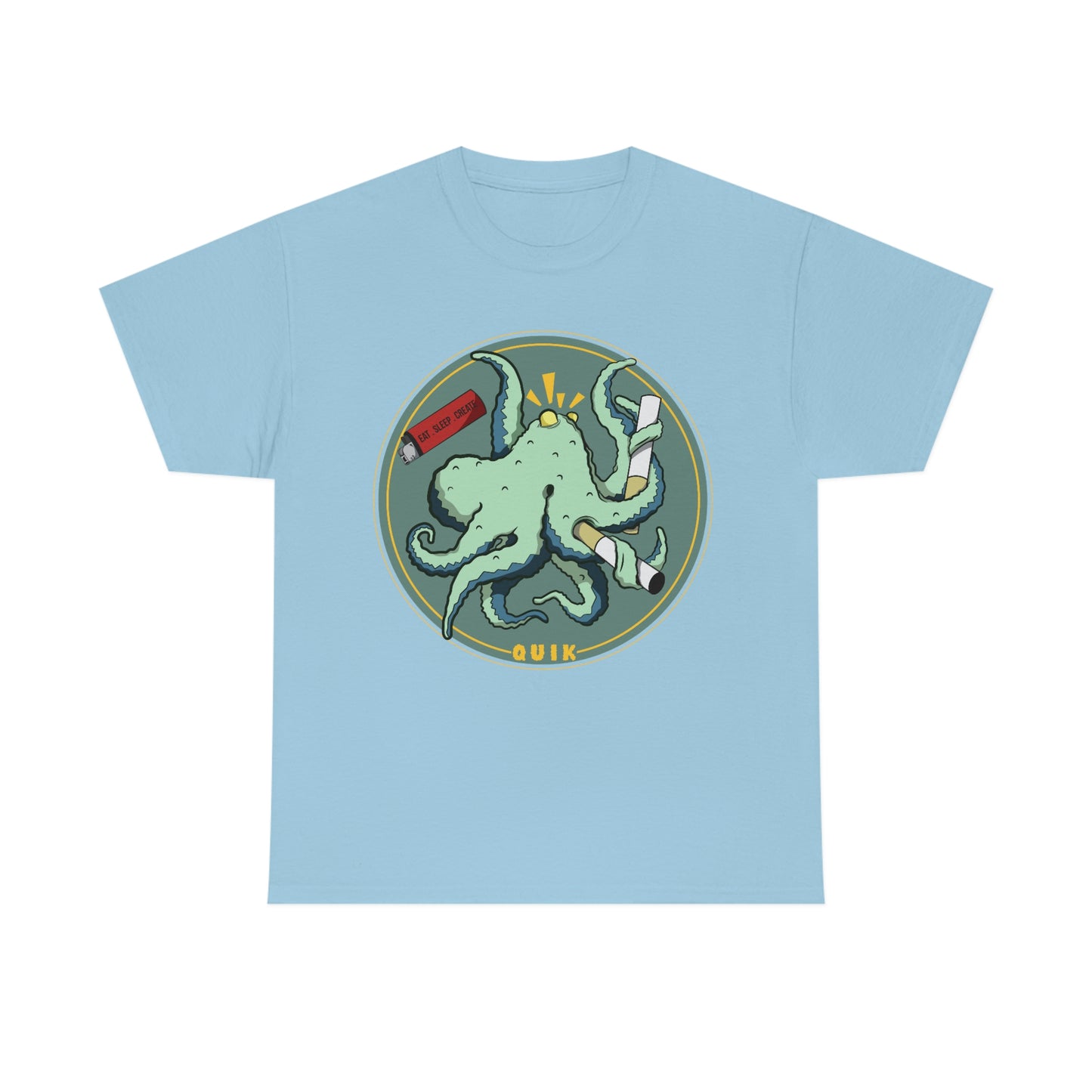 "Octo-Smoker" Unisex Heavy Cotton Tee