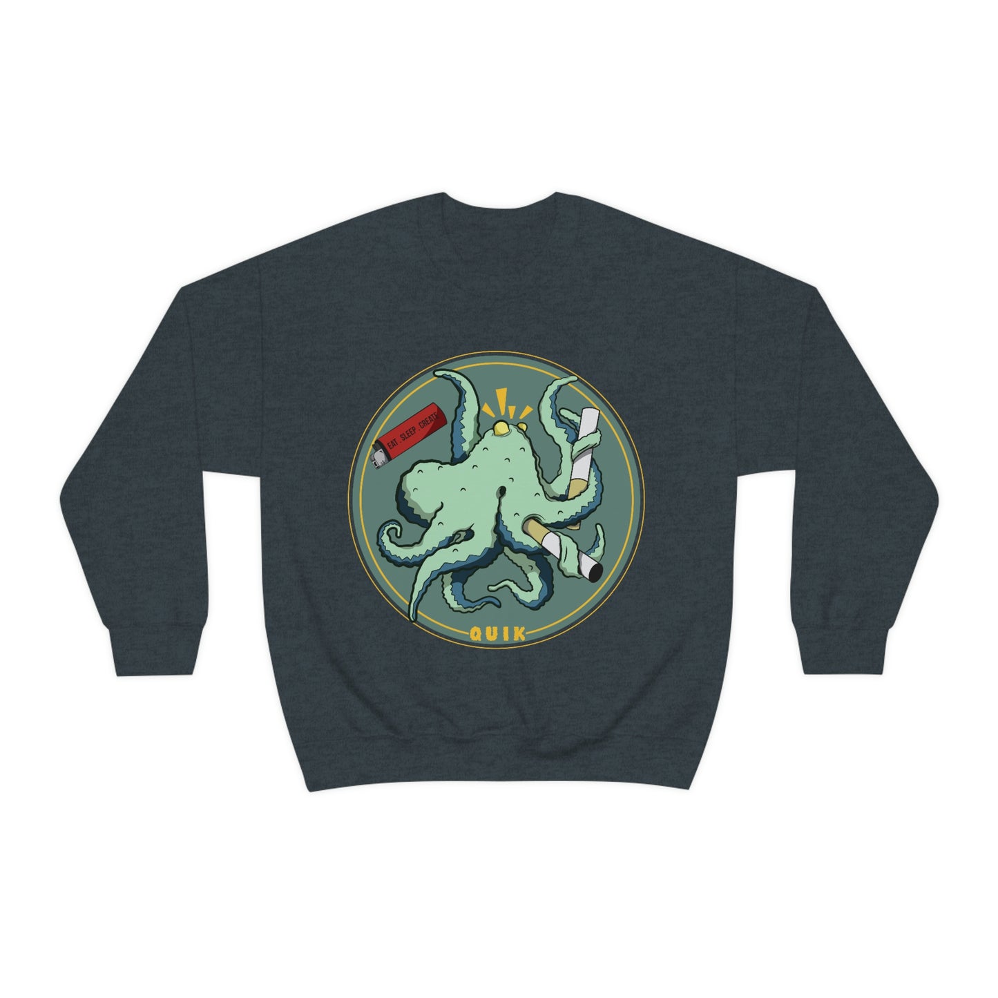 "Octo-Smoker" Unisex Heavy Blend™ Crewneck Sweatshirt