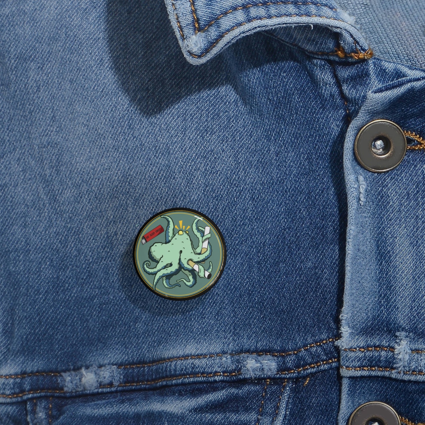 "Octo-Smoker" Round Pins