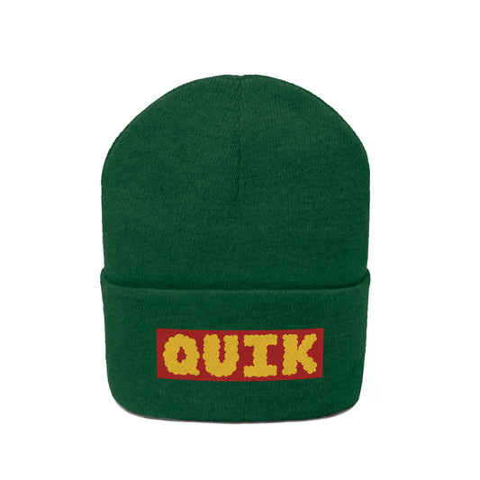 "Quik Cloudy Logo" Knit Beanie
