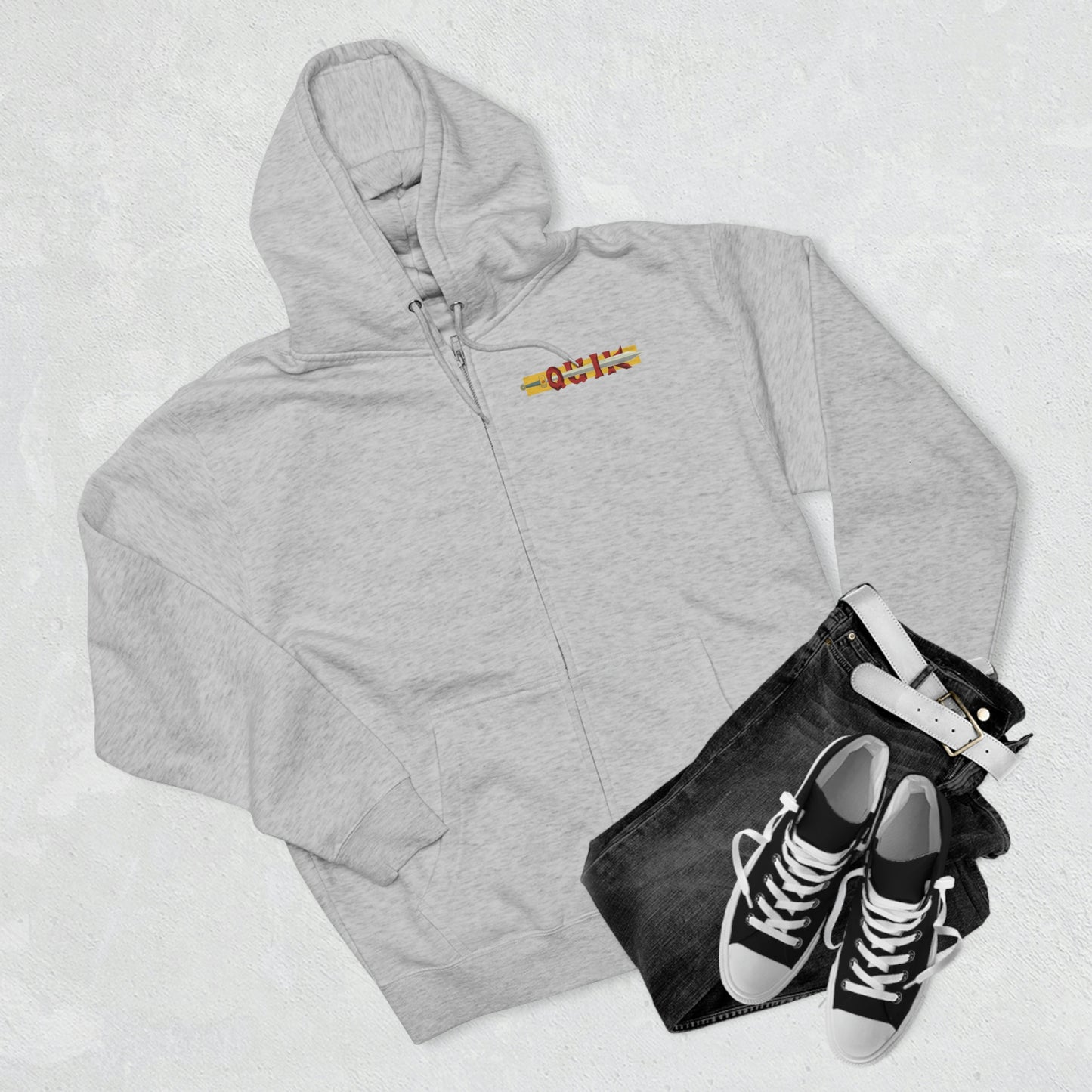 "Viking Frank" Unisex Premium Full Zip Hoodie