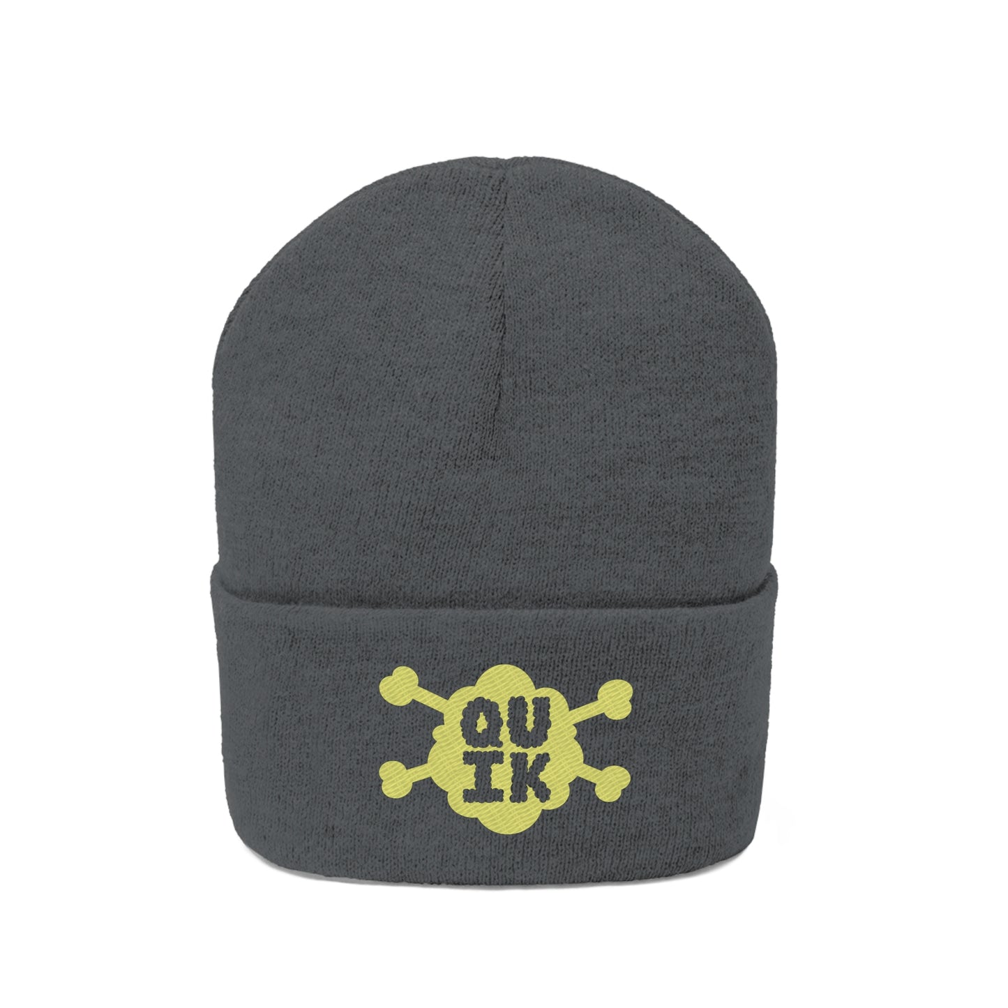 "Quik Gas & Bones Logo" Knit Beanie