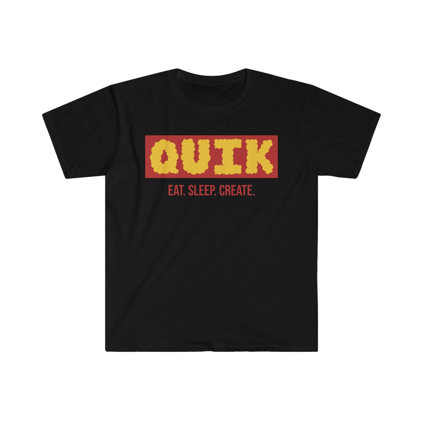 "Quik Cloudy Logo" Unisex Softstyle T-Shirt