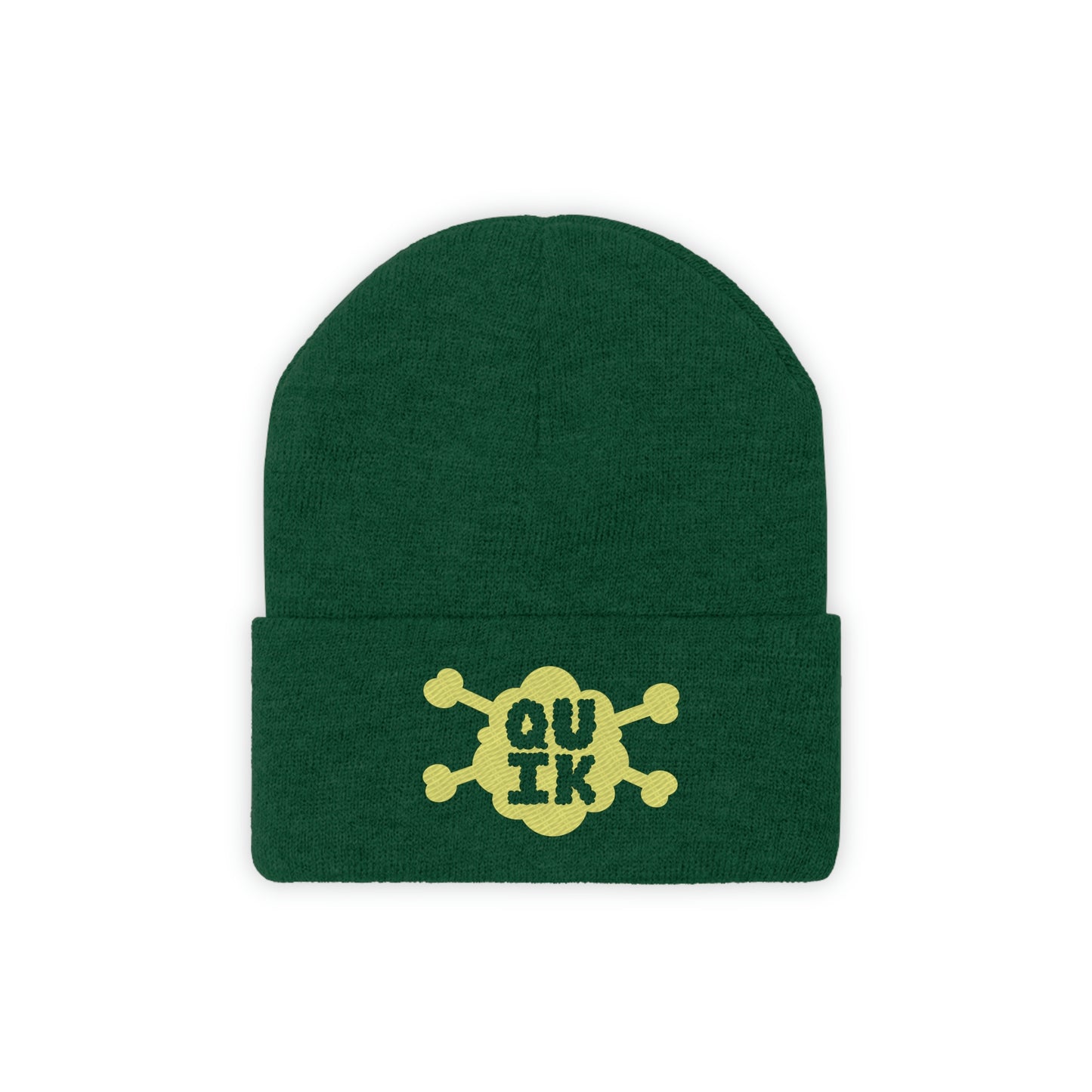 "Quik Gas & Bones Logo" Knit Beanie