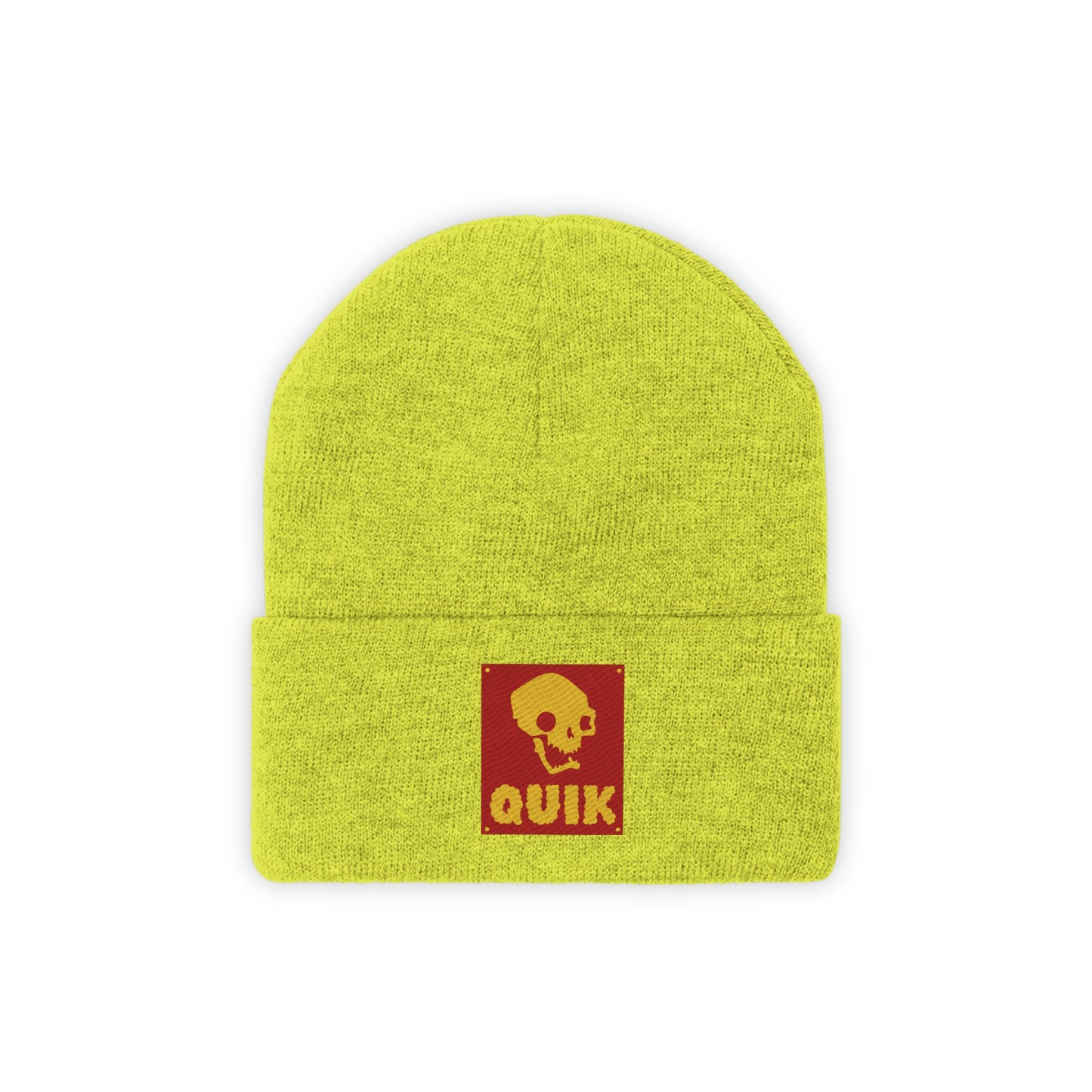 "Quik Skull Logo" Knit Beanie