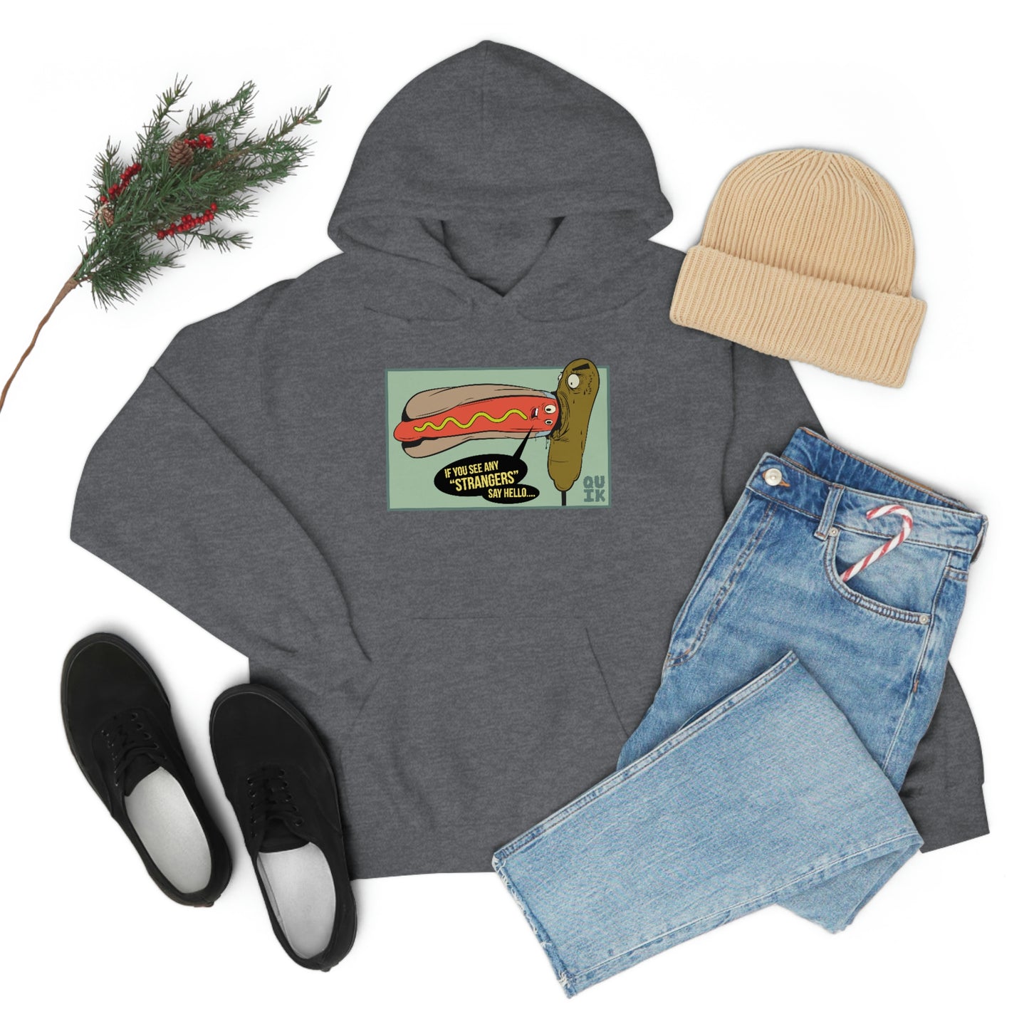 "Dog on Dog" Unisex Heavy Blend™ Hooded Sweatshirt