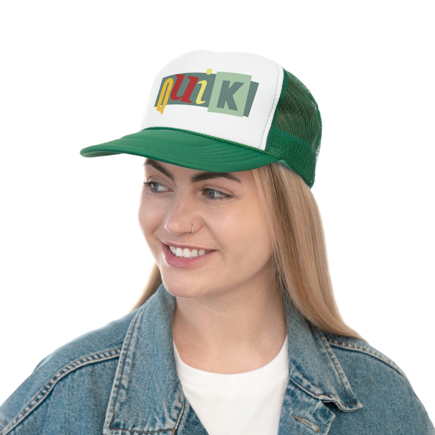 PR QUIK Logo Trucker Cap