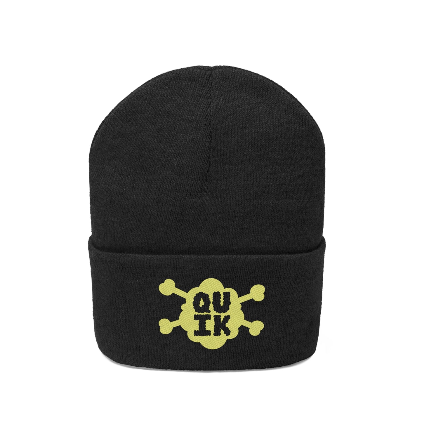 "Quik Gas & Bones Logo" Knit Beanie