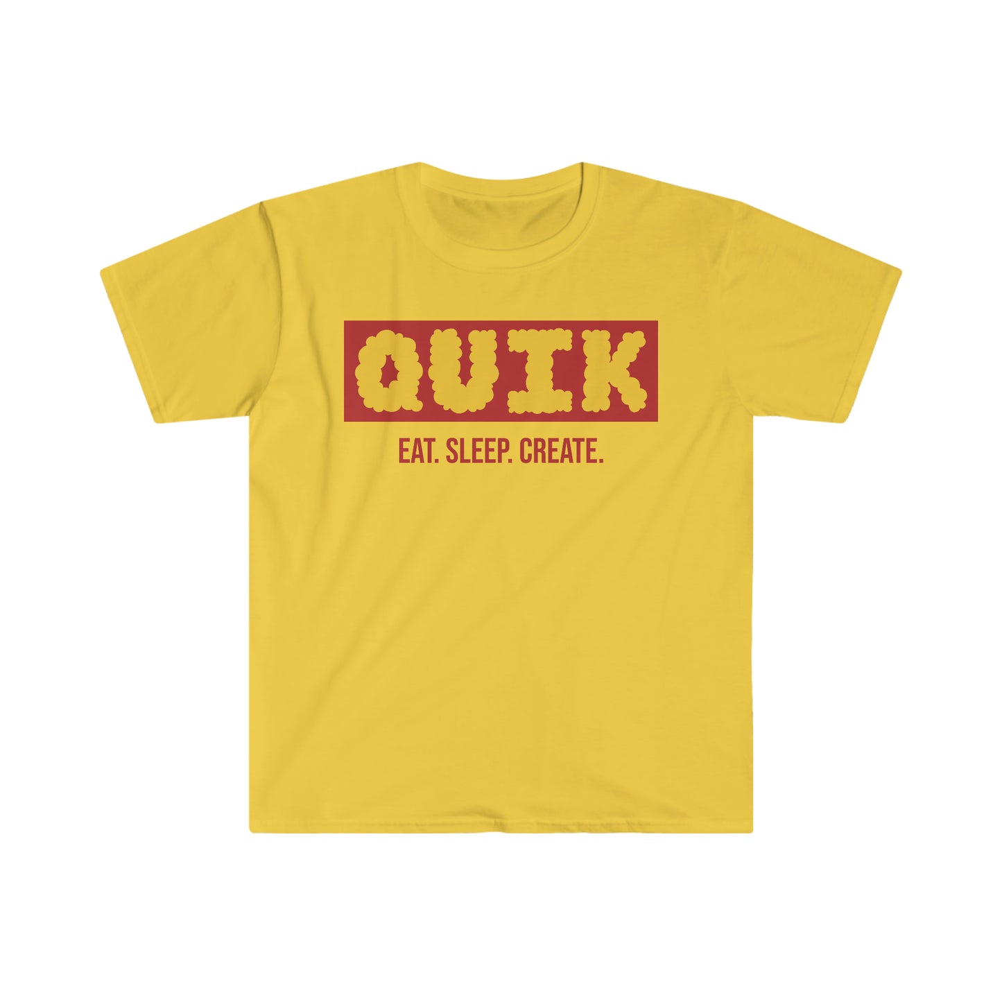 "Quik Cloudy Logo" Unisex Softstyle T-Shirt