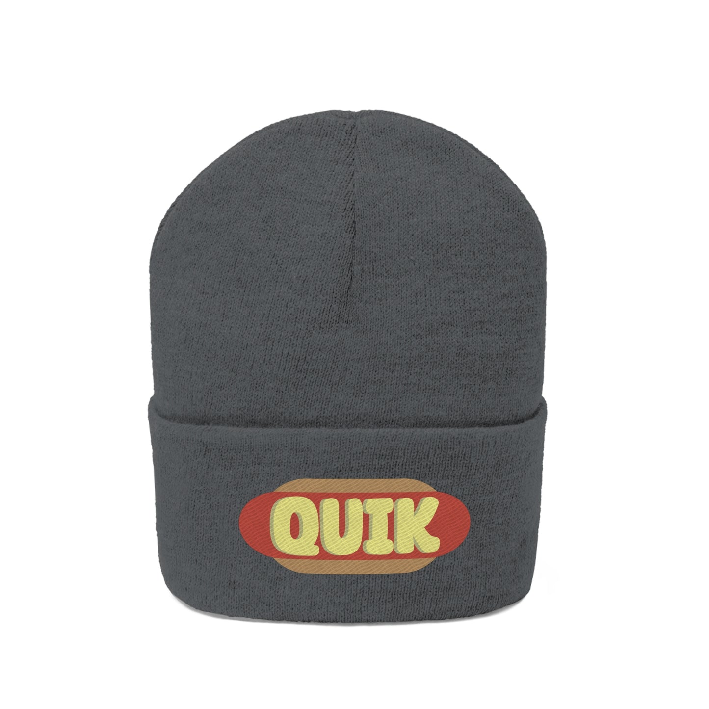 "Quik Hotdog Logo" Knit Beanie