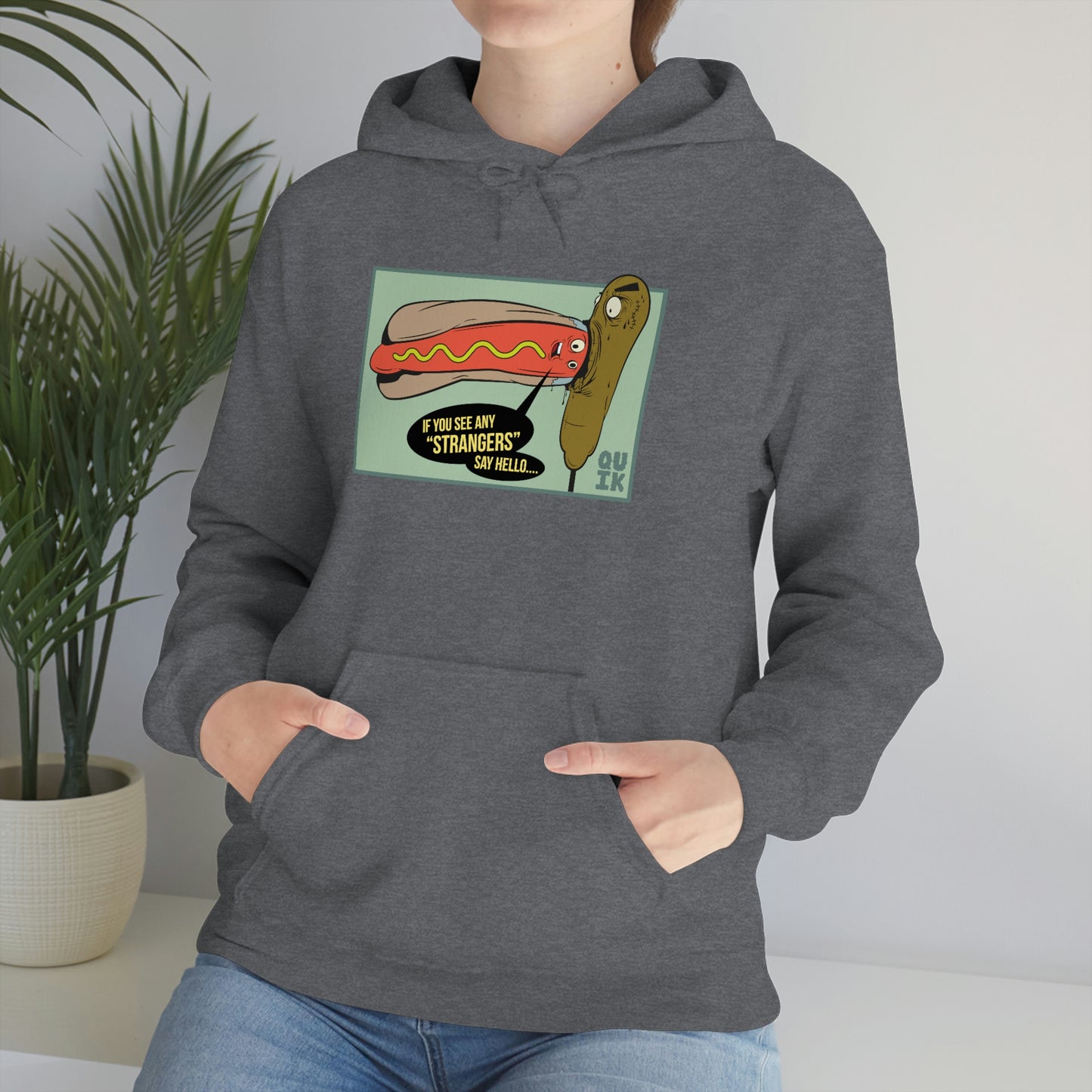 "Dog on Dog" Unisex Heavy Blend™ Hooded Sweatshirt