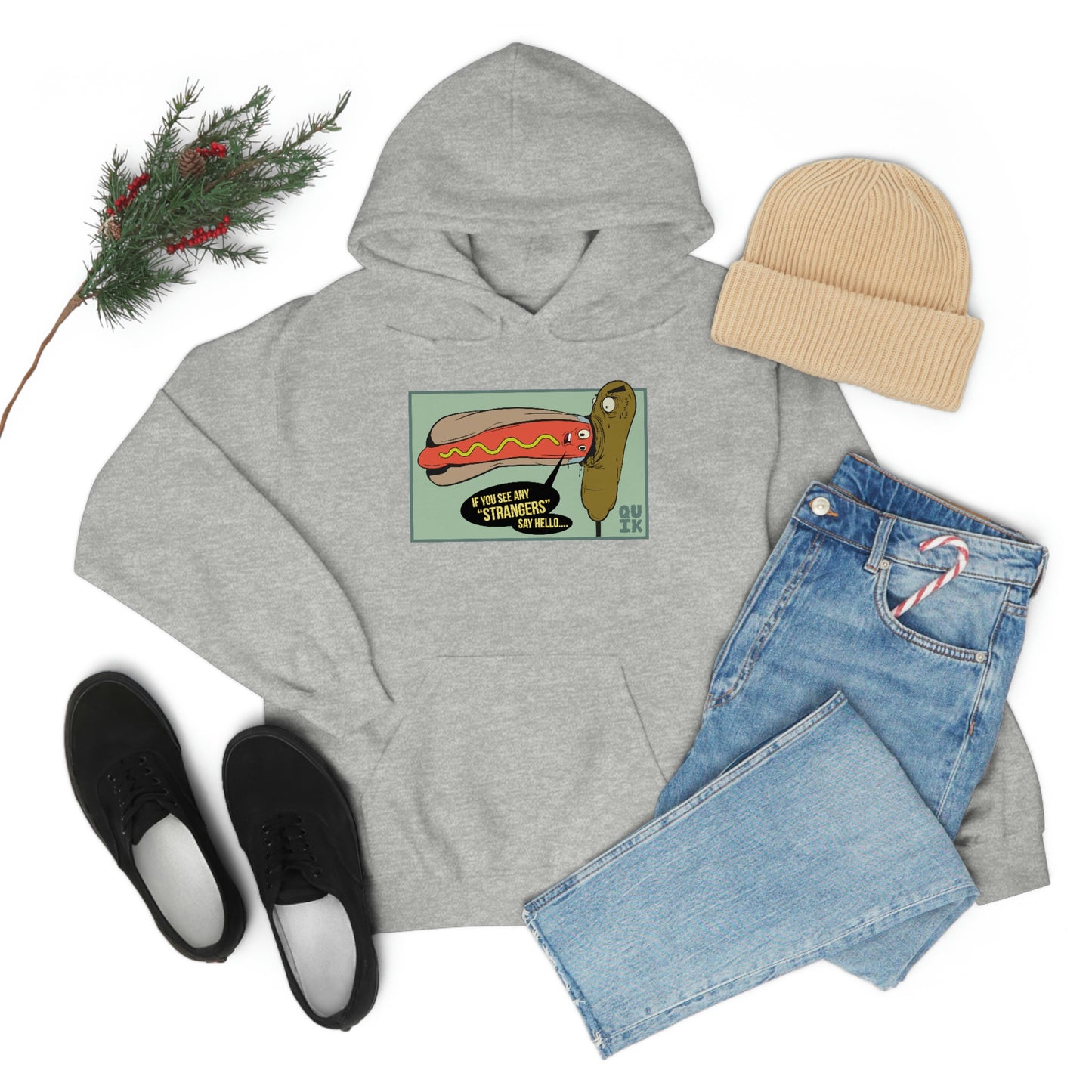 "Dog on Dog" Unisex Heavy Blend™ Hooded Sweatshirt