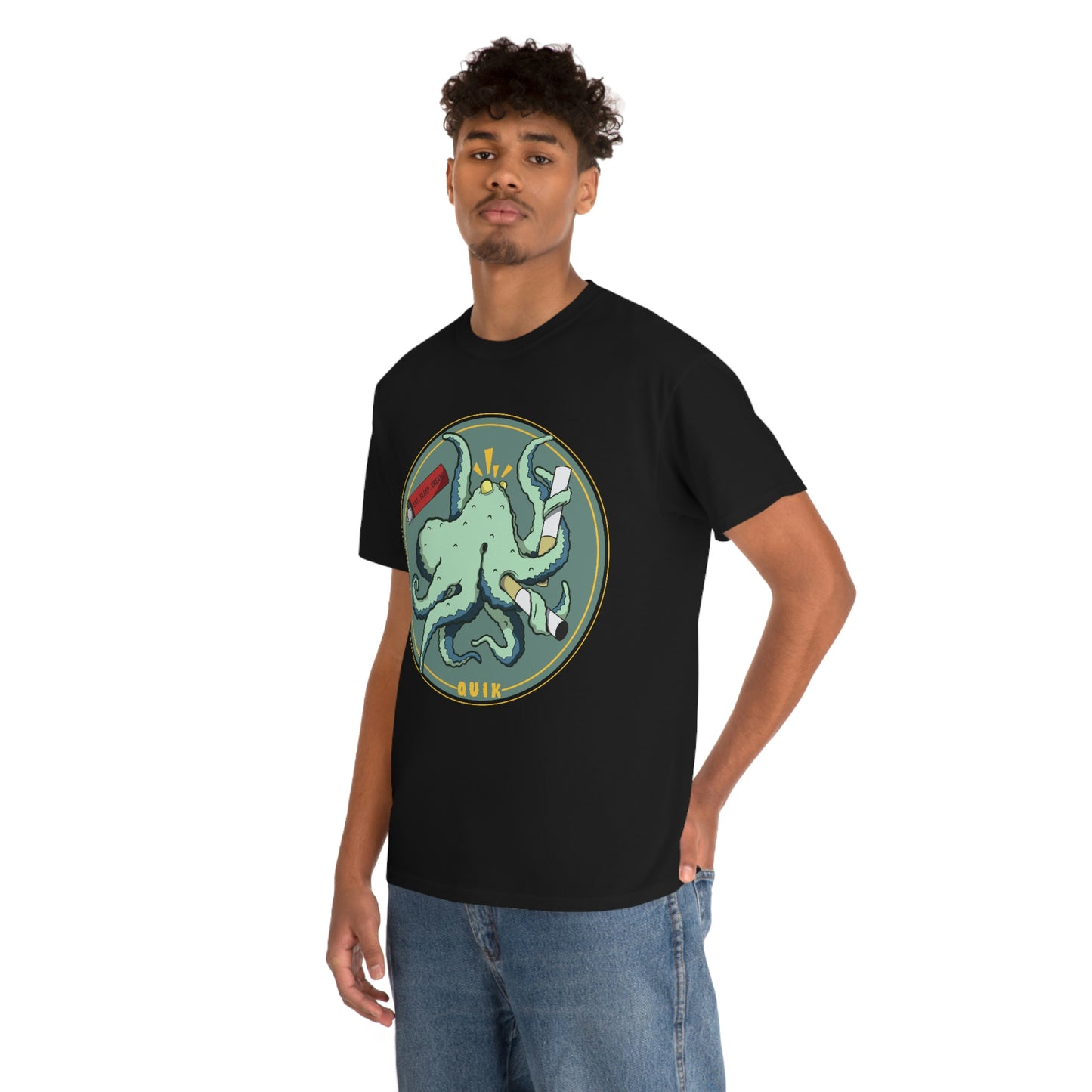 "Octo-Smoker" Unisex Heavy Cotton Tee