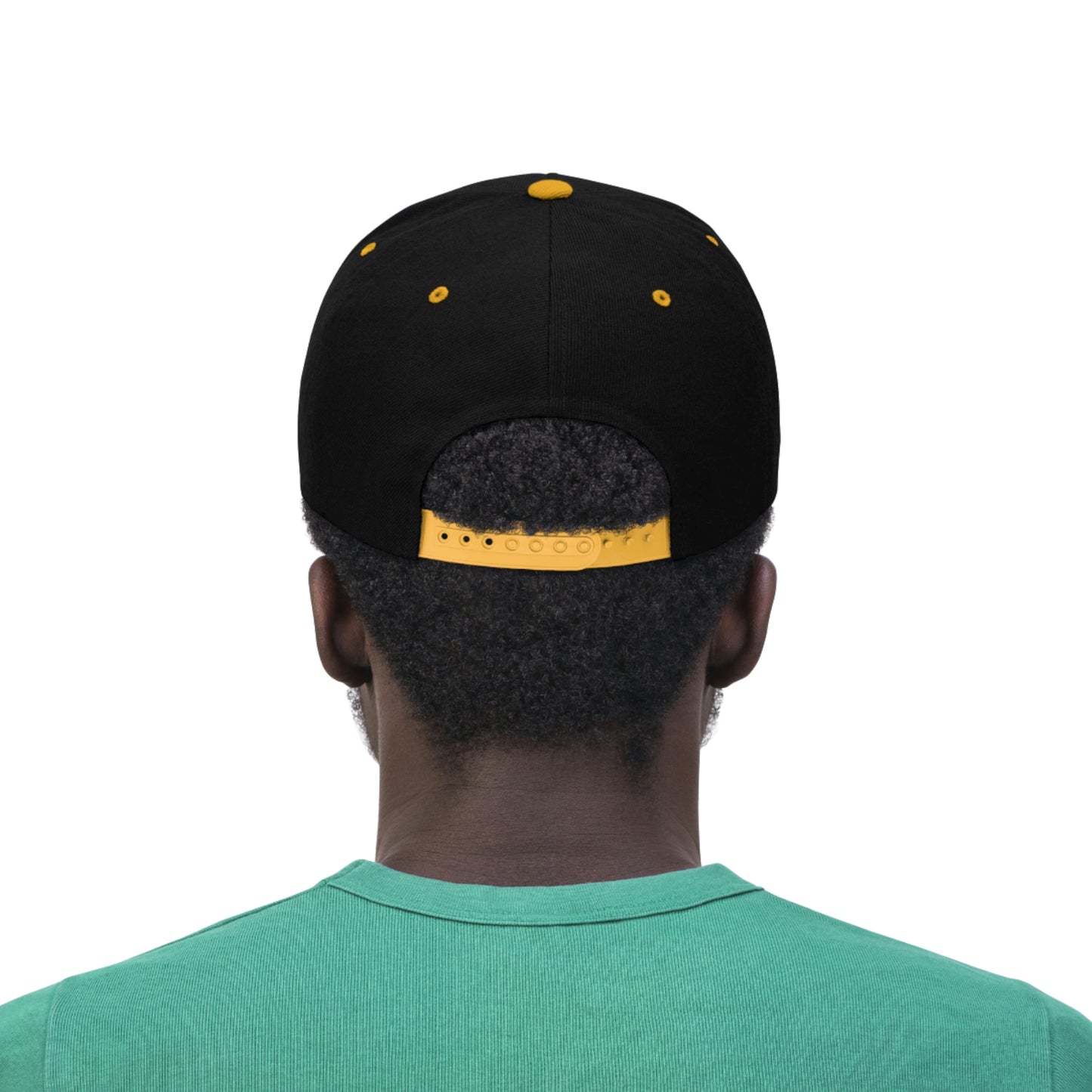 "Quik Cloudy Logo" Unisex Flat Bill Hat