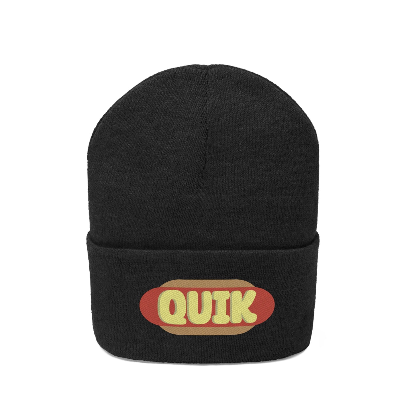 "Quik Hotdog Logo" Knit Beanie