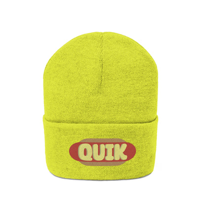 "Quik Hotdog Logo"  Knit Beanie