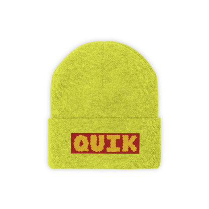 "Quik Cloudy Logo" Knit Beanie