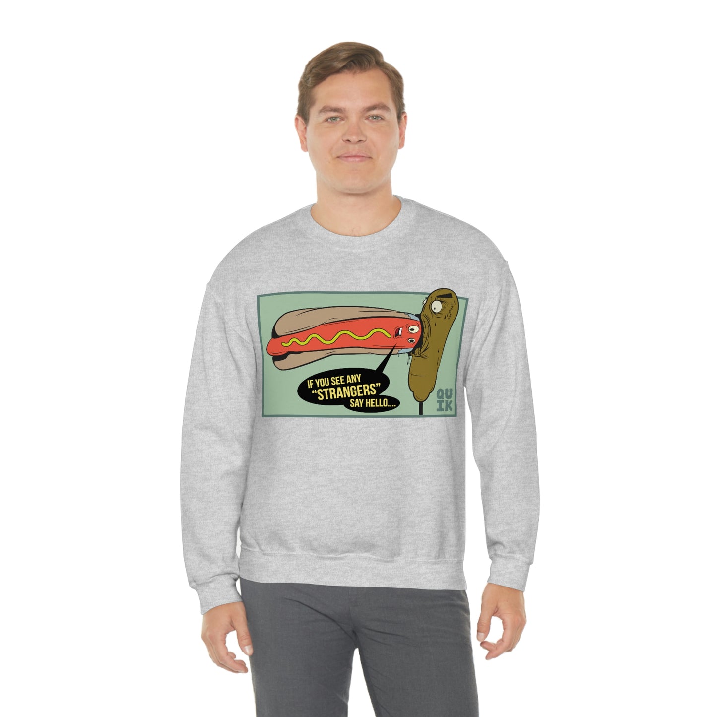 "Dog on Dog" Unisex Heavy Blend™ Crewneck Sweatshirt