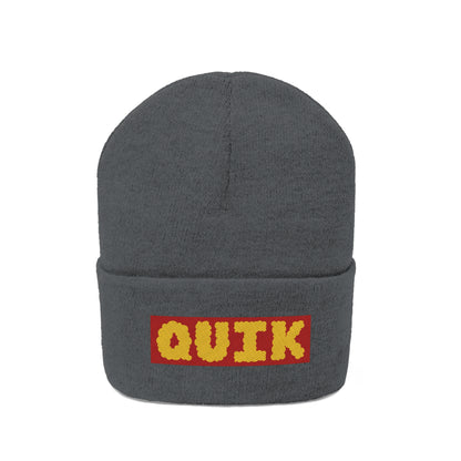 "Quik Cloudy Logo" Knit Beanie