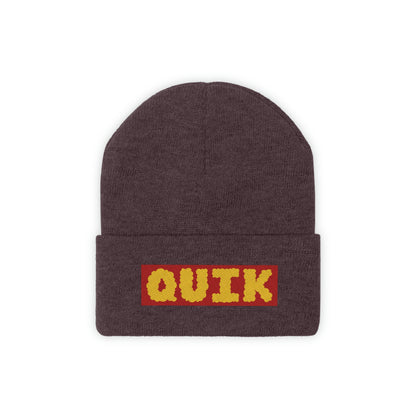 "Quik Cloudy Logo" Knit Beanie