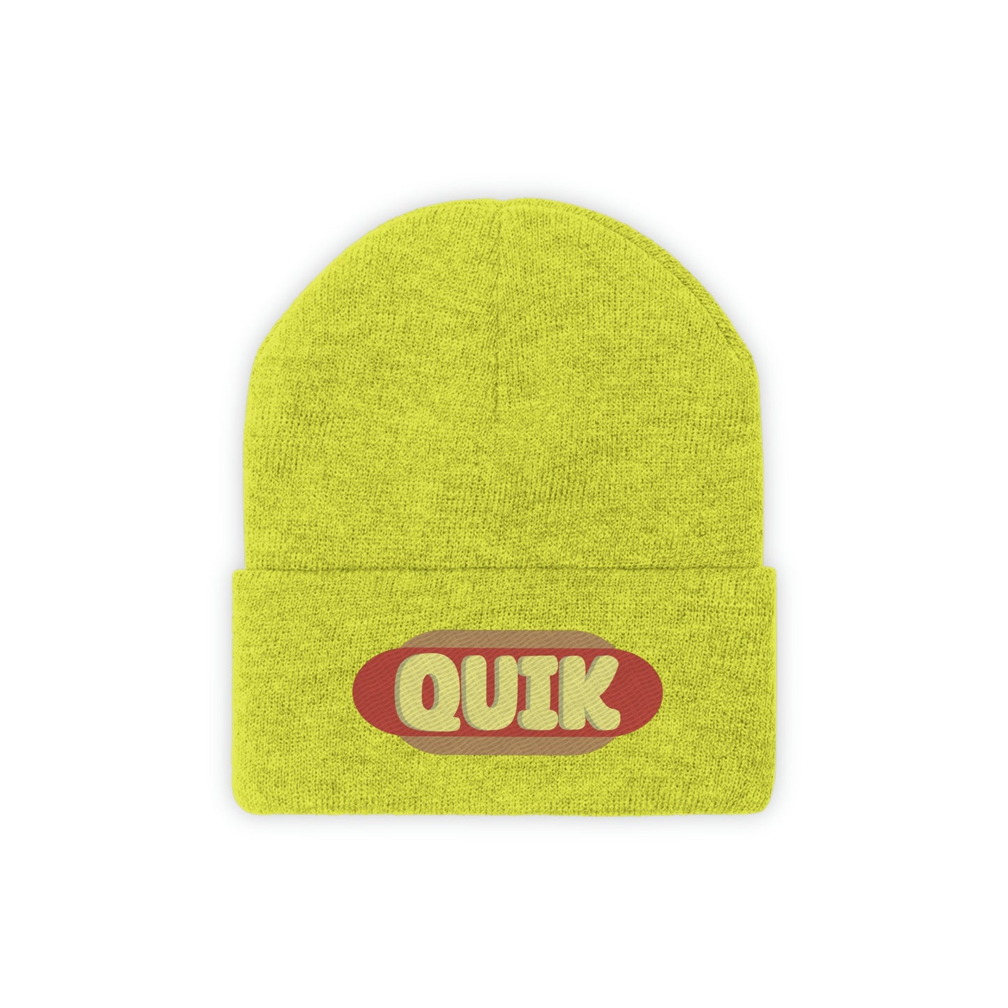 "Quik Hotdog Logo"  Knit Beanie