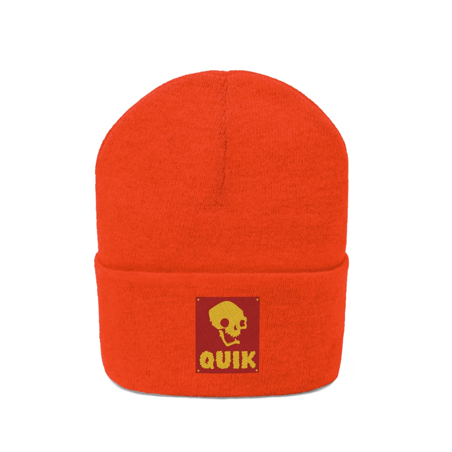 "Quik Skull Logo"  Knit Beanie