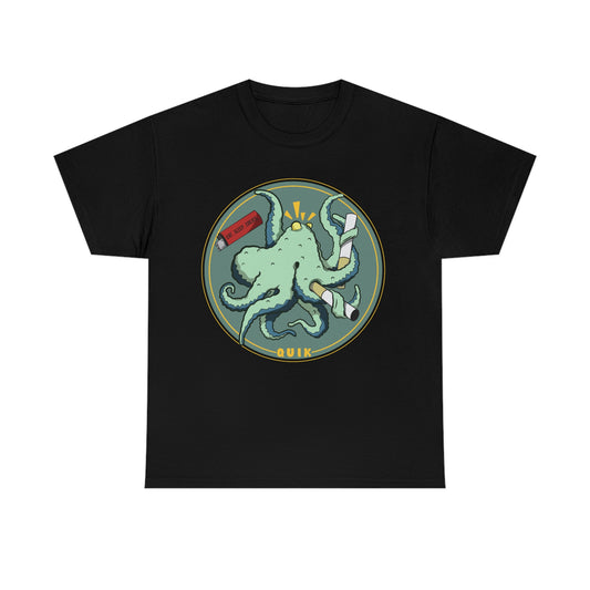 "Octo-Smoker" Unisex Heavy Cotton Tee