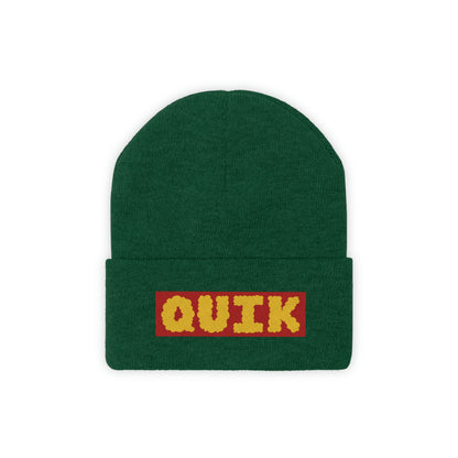 "Quik Cloudy Logo" Knit Beanie